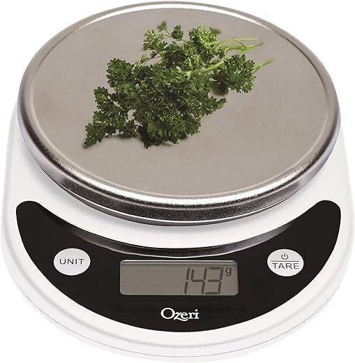 [1]Ozeri Pronto Digital Multifunction Kitchen and Food Scale, Black on White