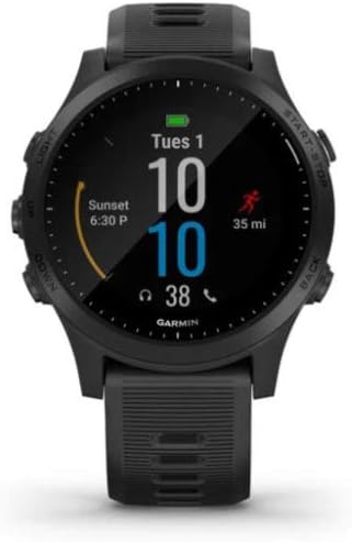 Garmin 010-02063-00 Forerunner 945, Premium GPS Running/Triathlon Smartwatch with Music, Black