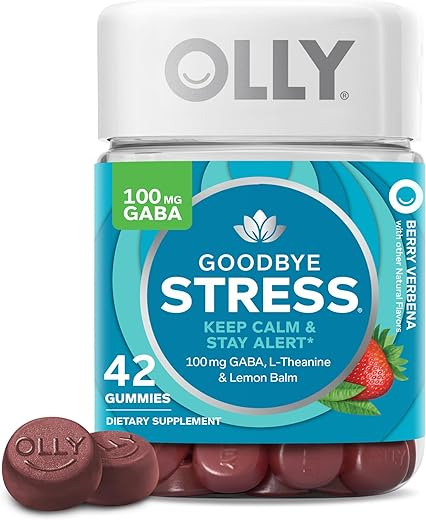 OLLY Stress Relief Gummy, Berry - 42ct