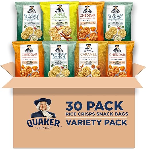 Quaker Gluten Free Rice Crisps Sampler