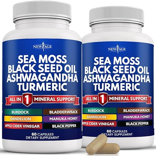 Sea Moss Black Seed Oil Supplement